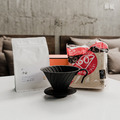 【黑金手沖咖啡組】V60黑金濾杯濾紙咖啡豆