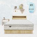 雙人標準 | 水冷膠天絲涼感獨立筒床墊(K11)