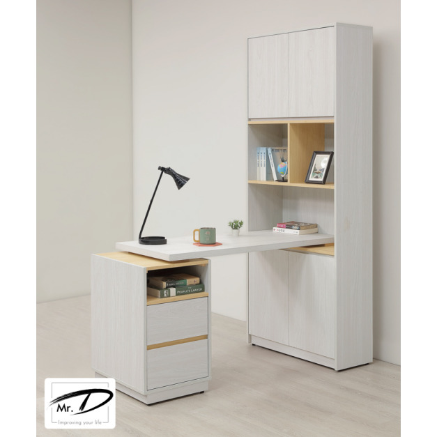 B4039 556-03 泰勒4尺桌面書櫃組(可反向擺放)