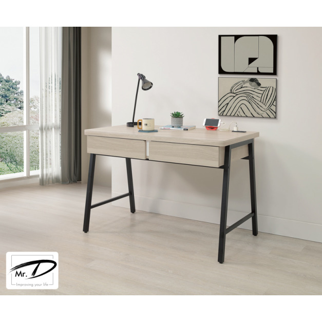 B4028 553-04 萊米克3.7尺鐵腳書桌