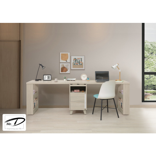 B4032 554-06 萊米克8尺雙人書桌組