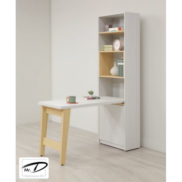 B4041 556-05 泰勒4尺桌面書櫃組(可反向擺放)