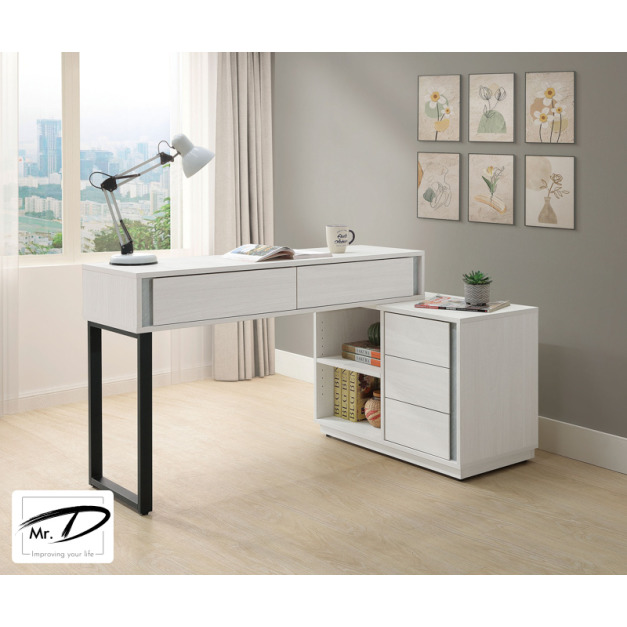 B4075 563-04 沃克4尺功能書桌組 (可反向使用)