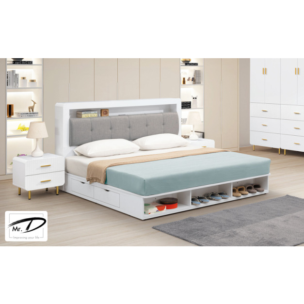 B3267 95-04 赫拉5尺四抽圓弧床底