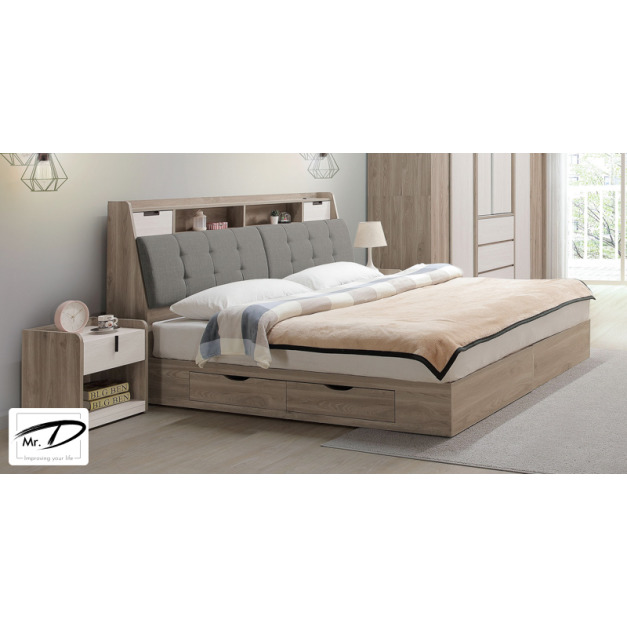 B3201 67-03 華沙5尺二抽收納床底