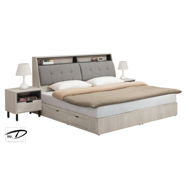 B3284 101-06 溫哥華6尺二抽收納床底