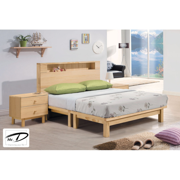 B3431 150-04 羅本實木6尺床底