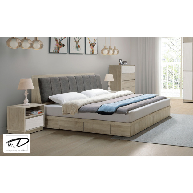 B3174 57-02 威瑟斯5尺二抽收納床底