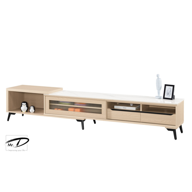 C1335 1482-4 朵利斯6.1尺岩板伸縮長櫃