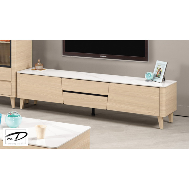 C1329 1480-6 艾維斯6尺岩板長櫃(木腳)