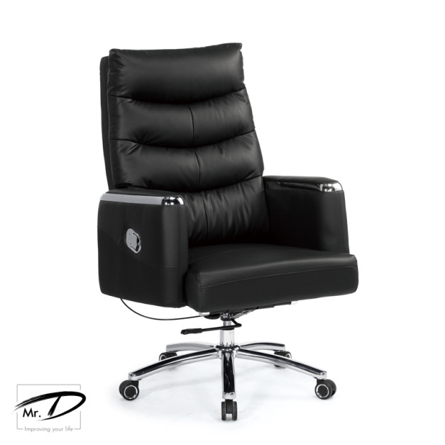 C4198 1646-1 多娜達辦公椅(黑色)(皮)