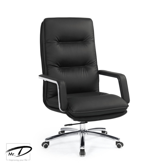 C4235 1659-1 布蘭德辦公椅(黑色)(皮)