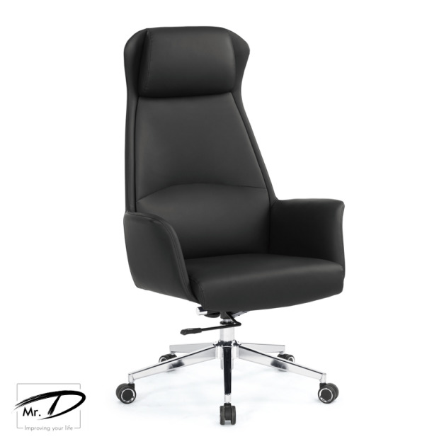 C4205 1649-1 貝洛娜辦公椅(高背)(黑色)(皮)