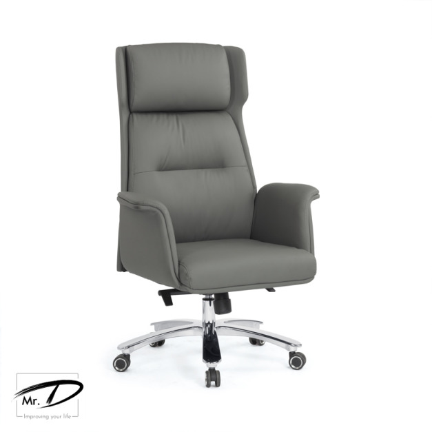 C4195 1644-2 弗羅拉辦公椅(灰色)(皮)