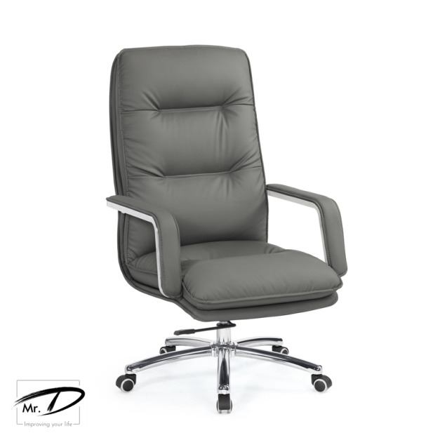 C4236 1659-2 布蘭德辦公椅(灰色)(皮)