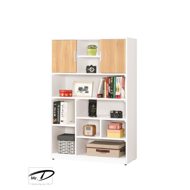 C4358 1320-5 卡爾3尺開放書櫥(左向)