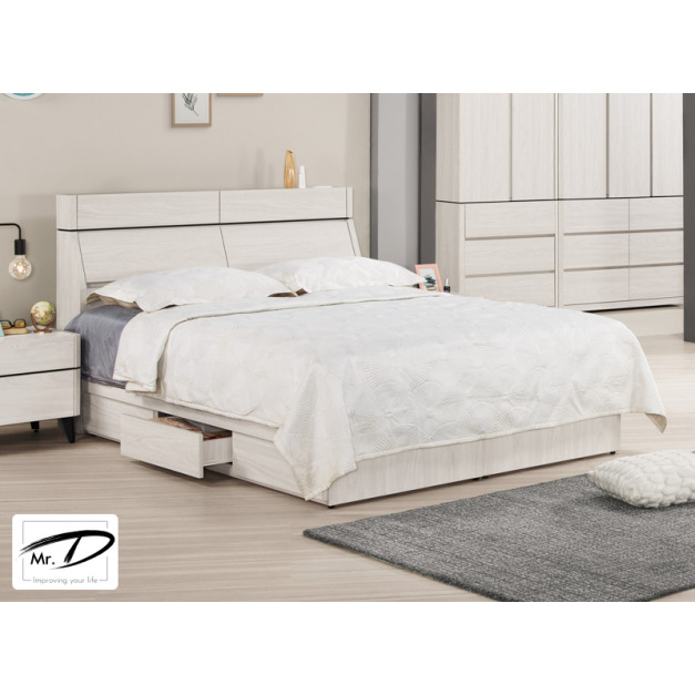 C3106 1081-2 艾德嘉5尺被櫥式雙人床(掀板)