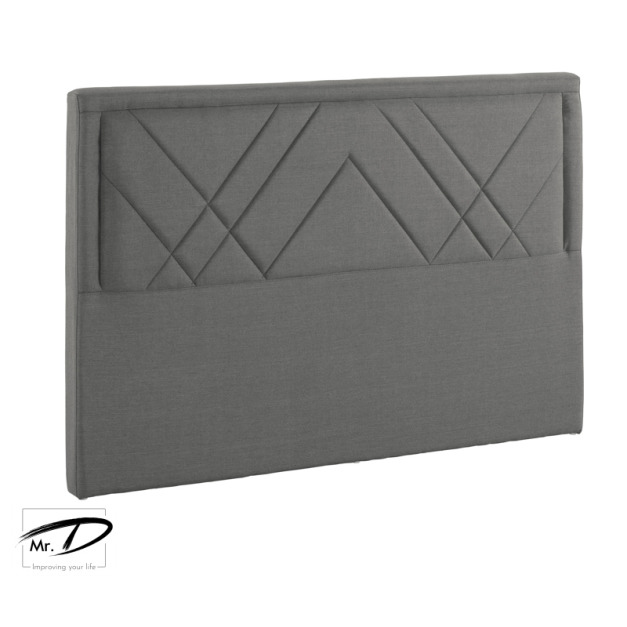 C3610 1298-10 查爾5尺床頭片(深灰布)