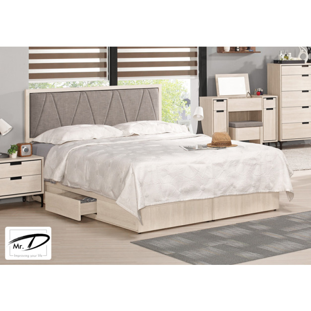 C3183 1125-1 昆提斯6尺雙人床