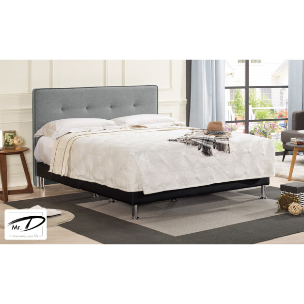 C3570 1295-2 保琳5尺雙人床(灰色布)