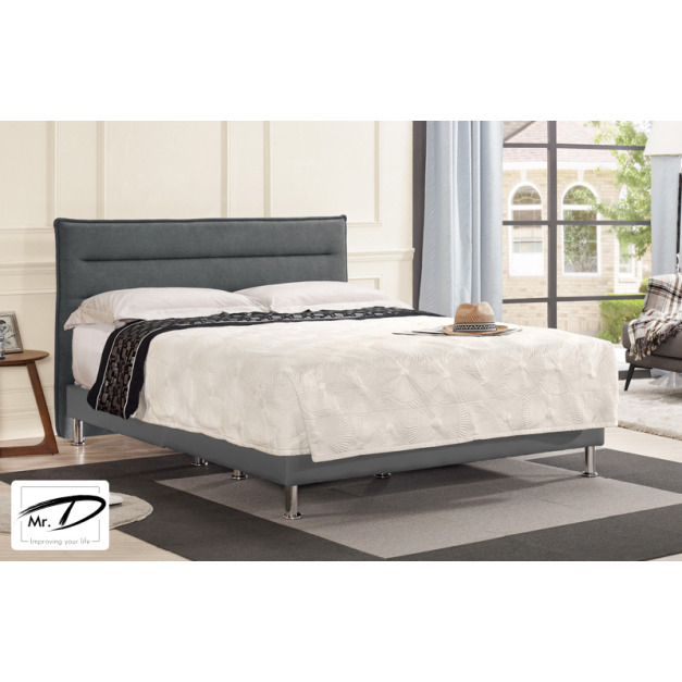 C3555  1291-1 路西恩6尺雙人床(深灰布)
