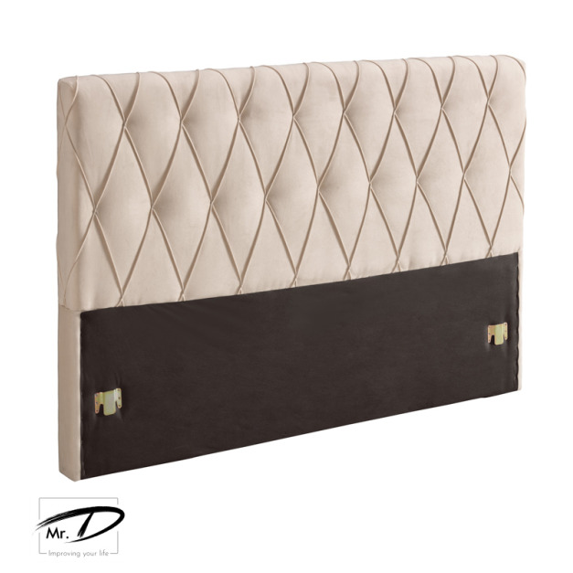 C3600 1297-22 法莉嘉5尺床頭片(米黃色布)