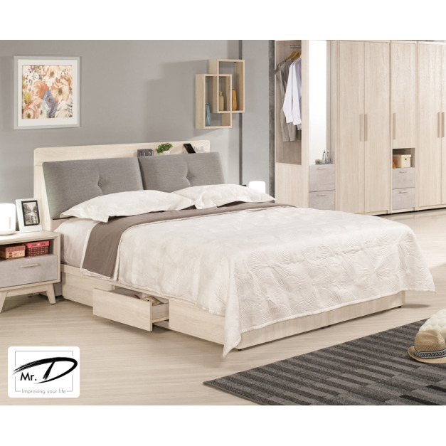 C3198 1131-2 漢斯5尺被櫥式雙人床