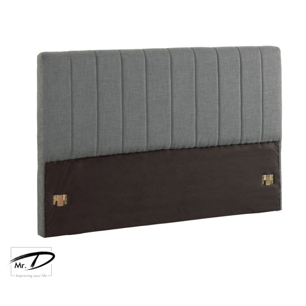 C3591 1297-13 多琳6尺床頭片(灰色布)