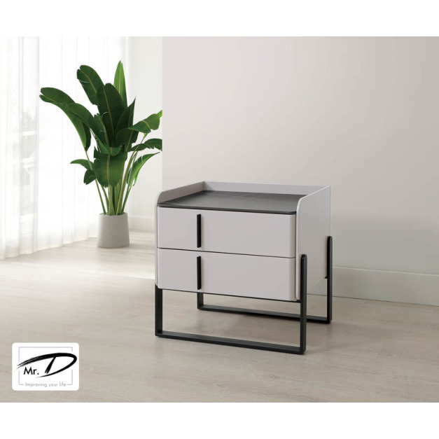 B3093 26-12 克勞迪岩板床頭櫃