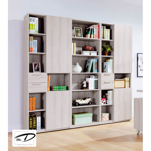 B4059 563-01 珊蒂7尺系統式組合書櫃