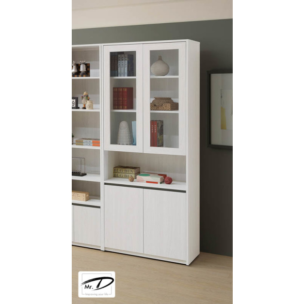 B4077 567-02 弗洛拉2.7尺四門書櫃