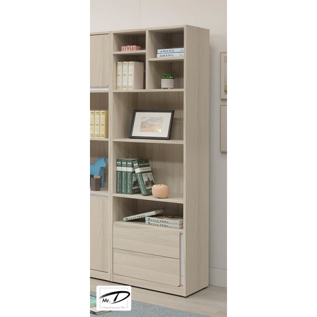 B4011 553-04 萊米克2尺二抽書櫃