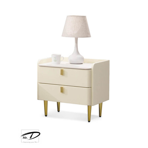 B3006 3-01 休斯皮革床頭櫃