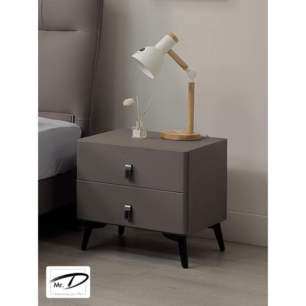 B3033 13-03 艾爾達皮革床頭櫃