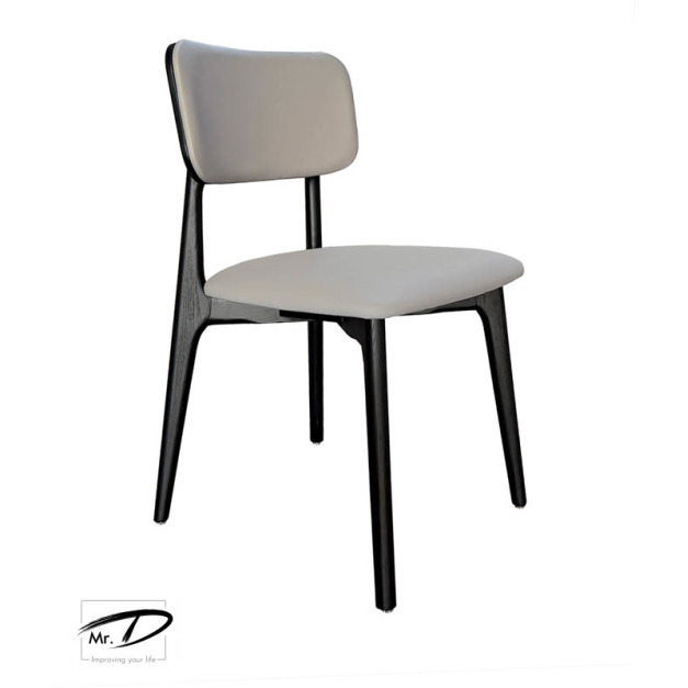 B2286 490-03 米婭實木餐椅 (黑)