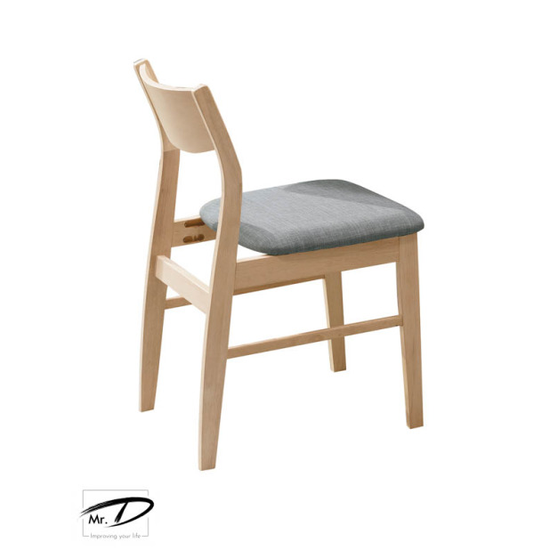 B2231 512-05 特瑞莎洗白灰布餐椅