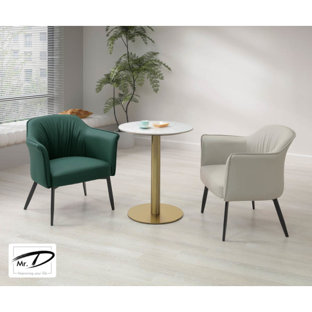 B2215 508-01 菲比2尺岩板洽談桌