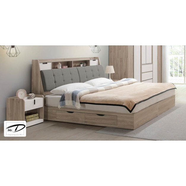 B3228 77-07 華沙6尺四抽收納床底