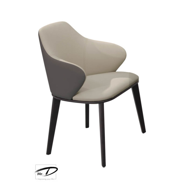 B2194 501-05 米諾瓦實木餐椅(雙色)