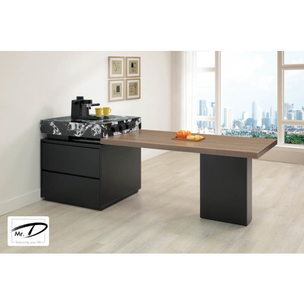 B2013 409-01 斯旺6.1尺岩板伸縮島台桌