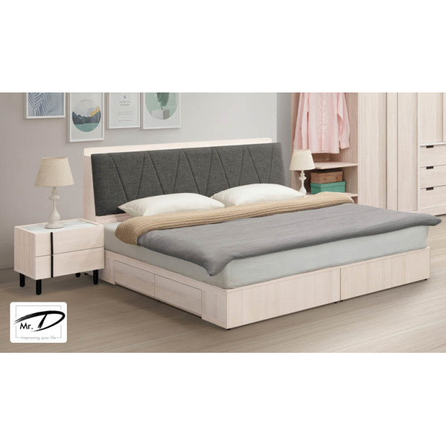 B3284 103-07 安卡拉6尺四抽收納床底