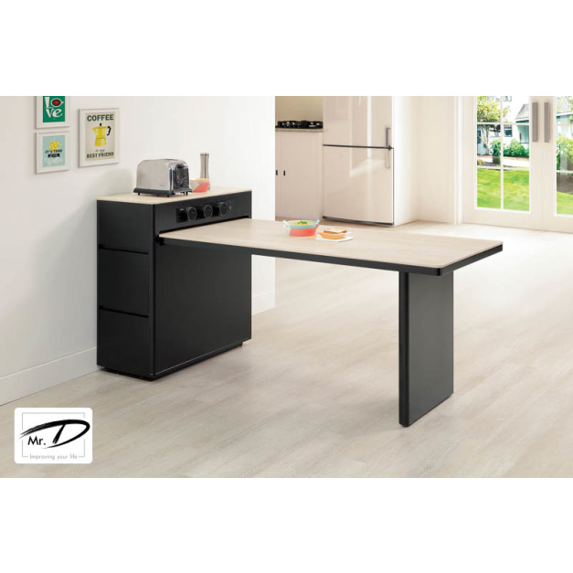 B2016 410-02 庫克5.3尺岩板伸縮島台桌