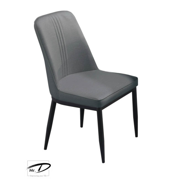 B2191 499-02 杰西餐椅 (灰皮)