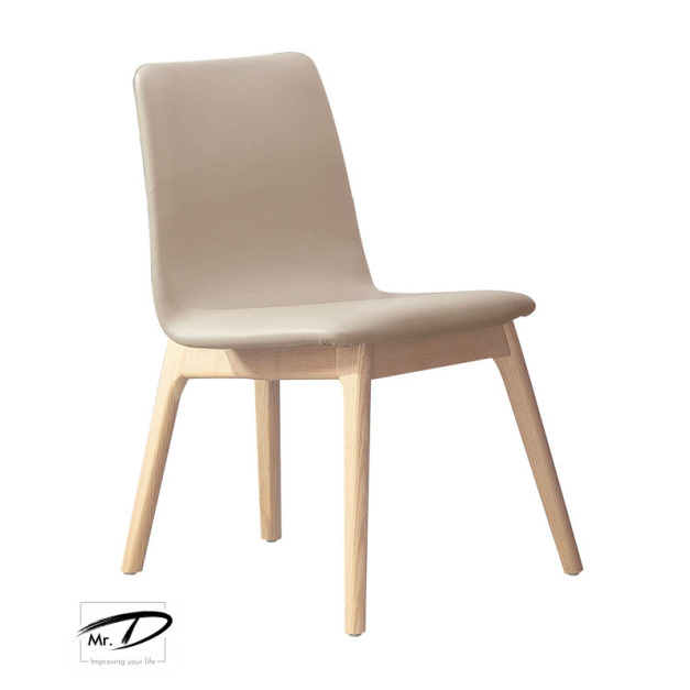 B2244 517-03 莫爾栓木原木餐椅 (淺黃皮)