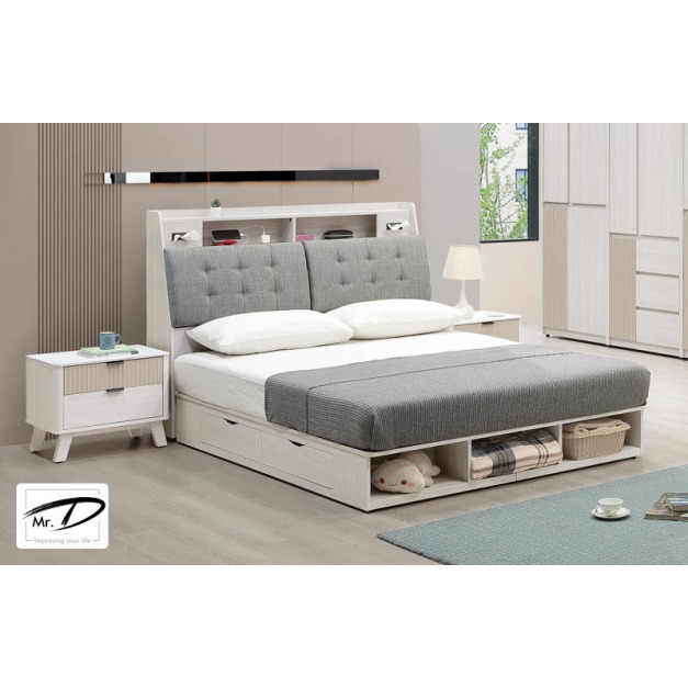 B3174 55-04 卡森5尺四抽圓弧床底