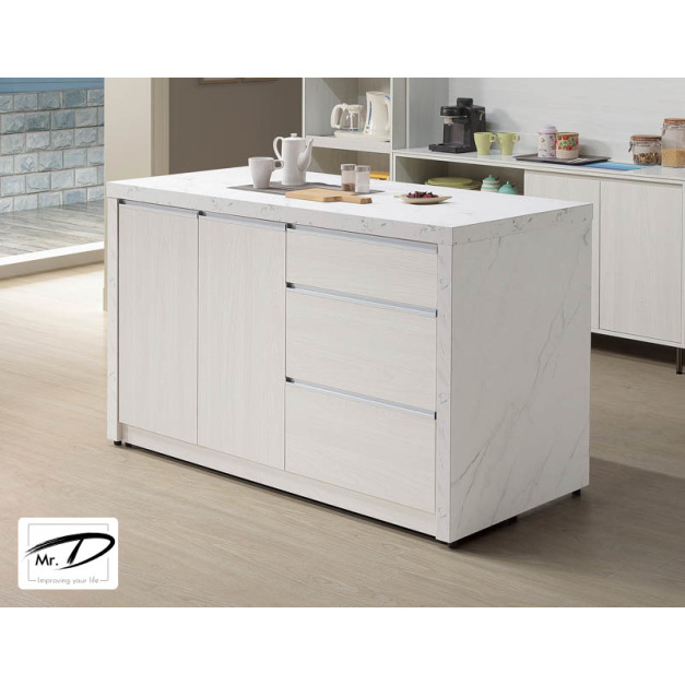 B2025 415-01  泰倫5尺中島桌