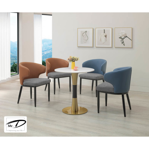 B2213 507-01 湯森2.3尺岩板圓餐桌(岩板)