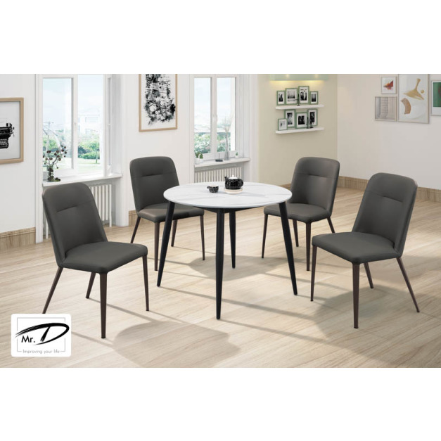 B2210 506-03 倫斯3尺岩板圓餐桌