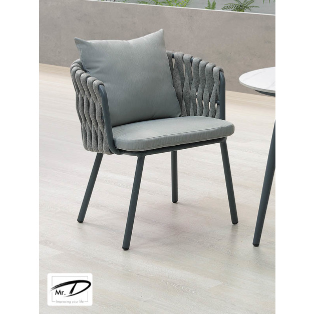 B1090 236-03 喬治亞戶外休閒椅 (深灰)