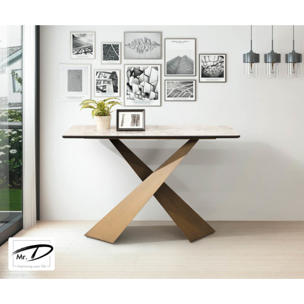 B1348 375-01 安摩斯4尺岩板玄關桌